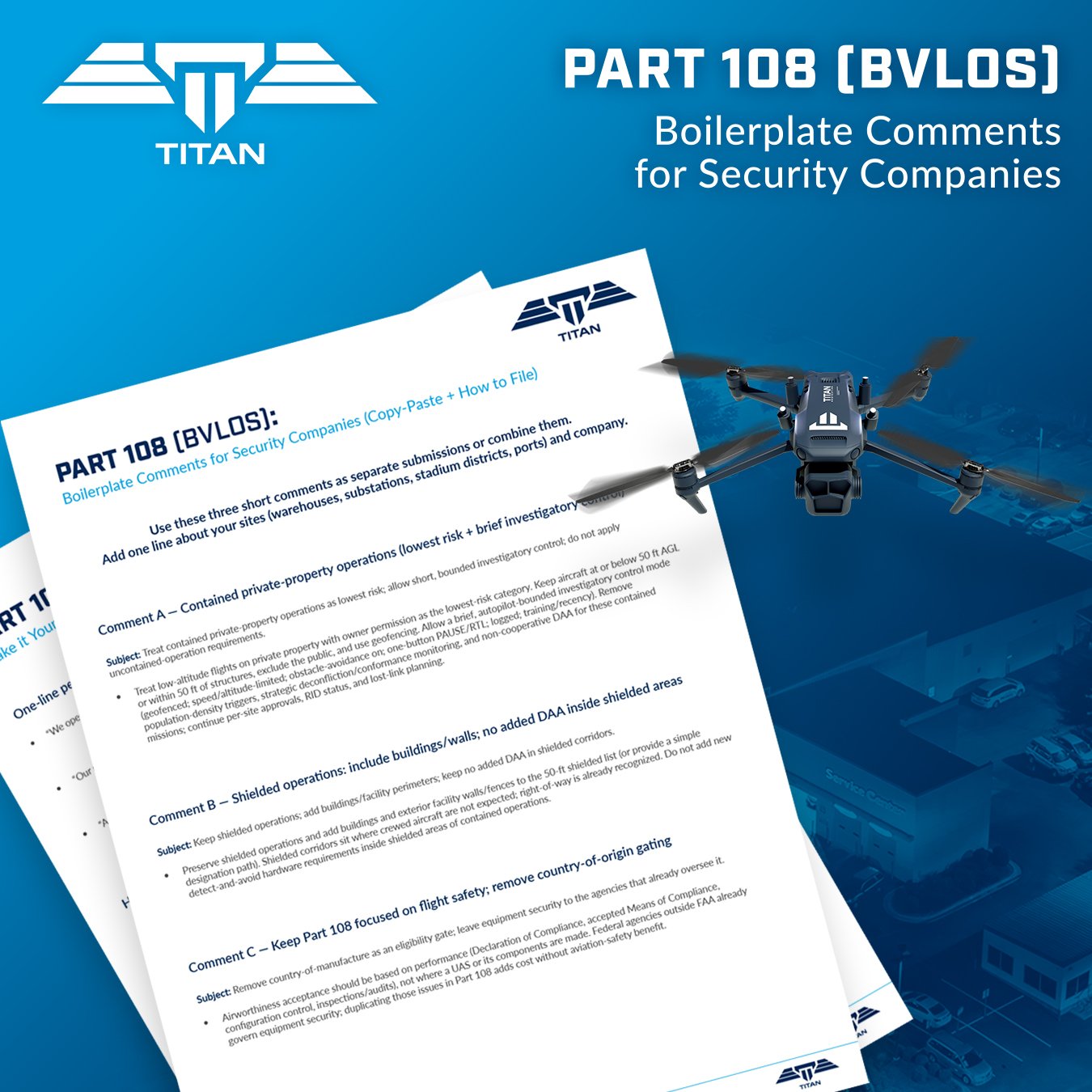 Part 108 BVLOS webpage