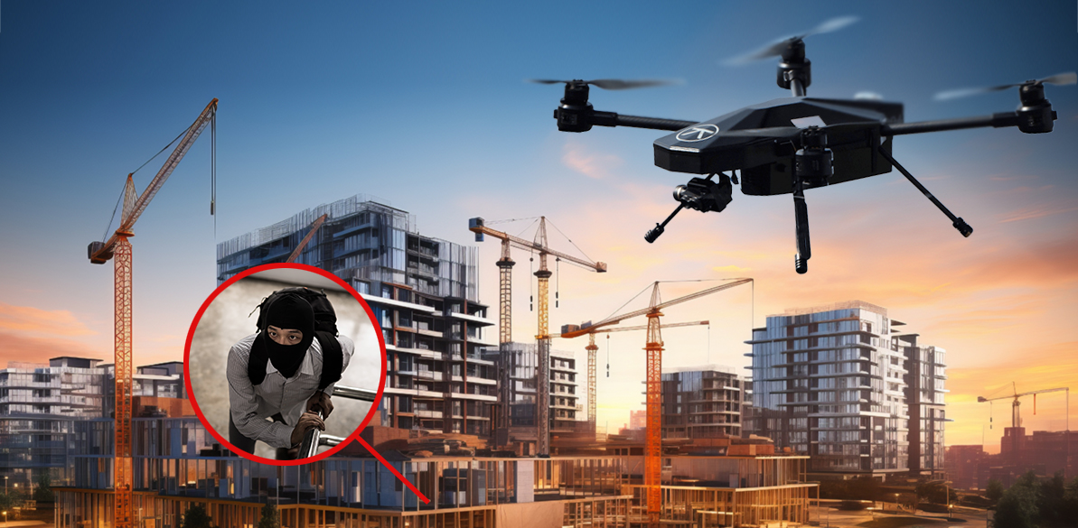 Construction Site Security Camera Drones